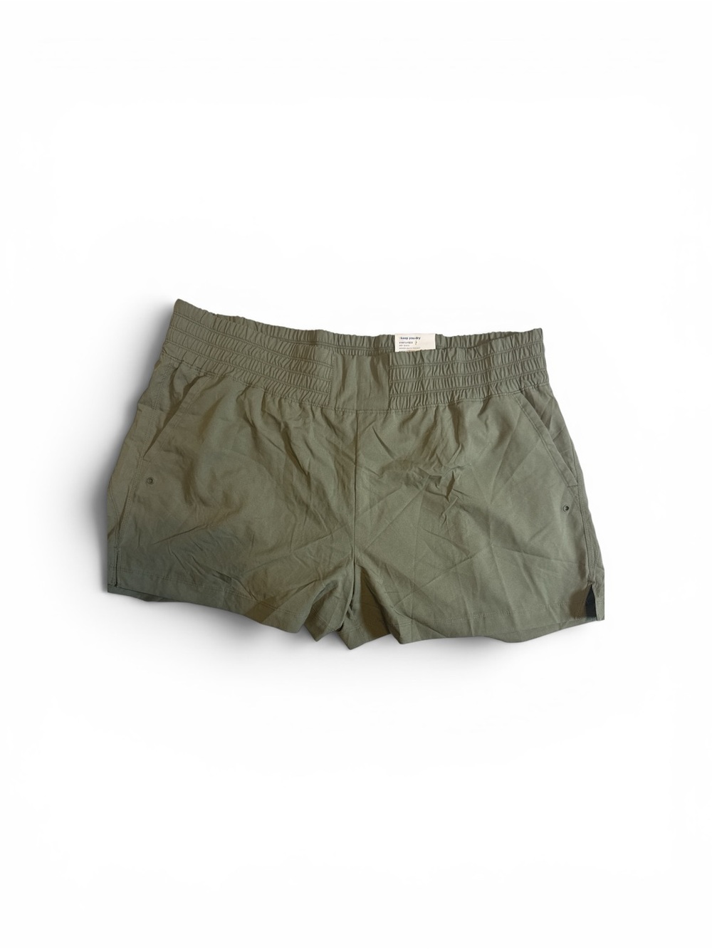 Old Navy Olive Drawstring Athletic Shorts